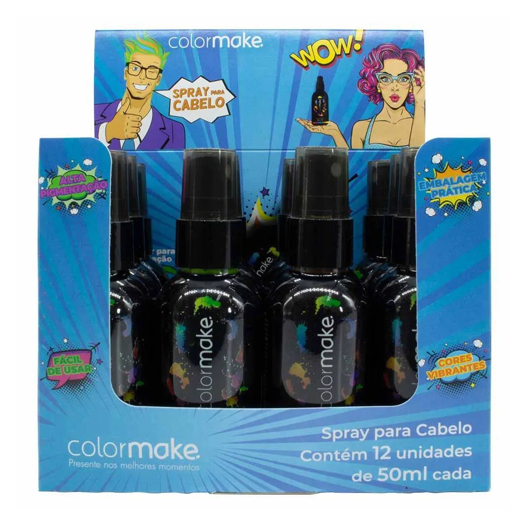 Spray para Cabelo Colormake Neon