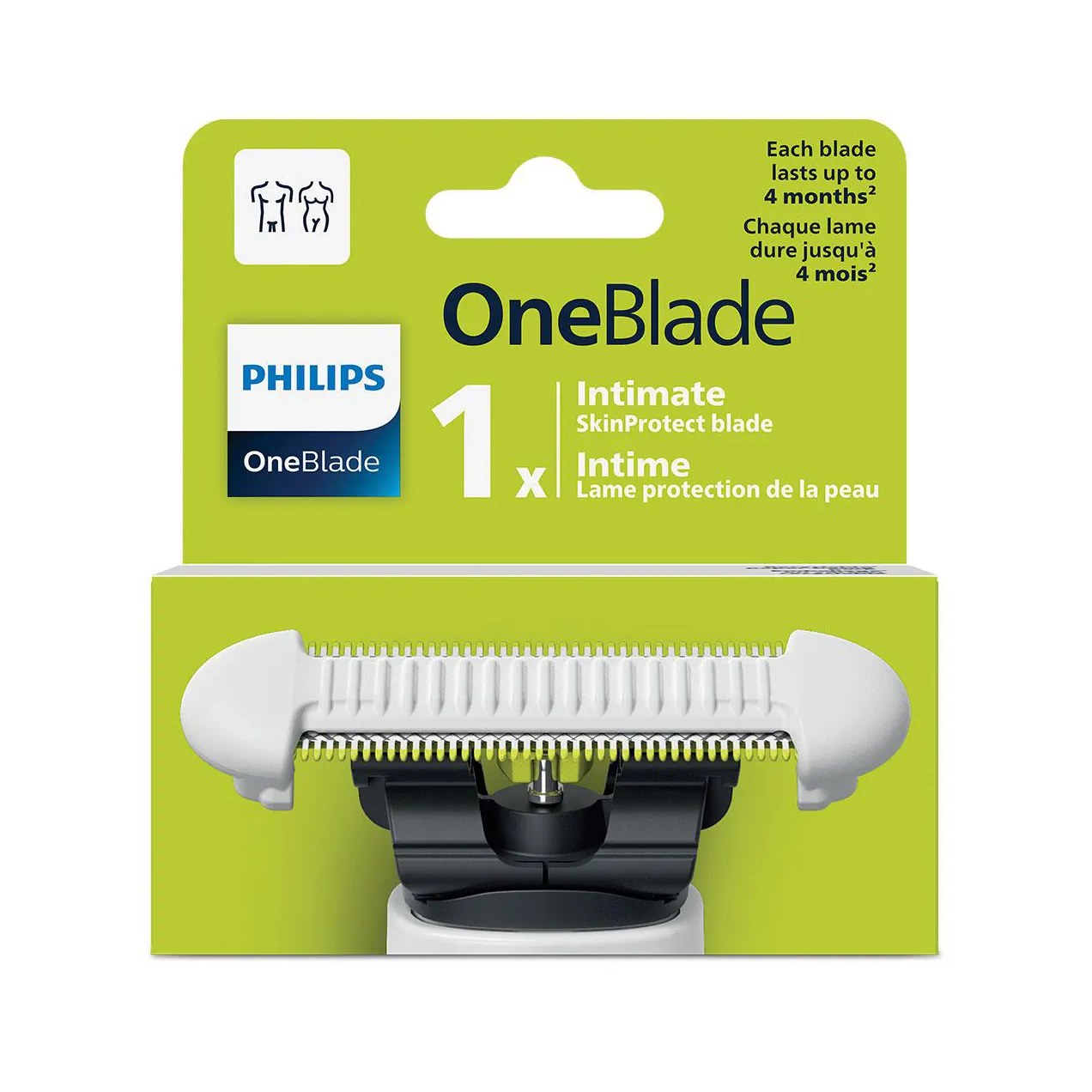 Lâmina Skin Protect One Blade Íntimo QP229/51 Philips 1 Unidade