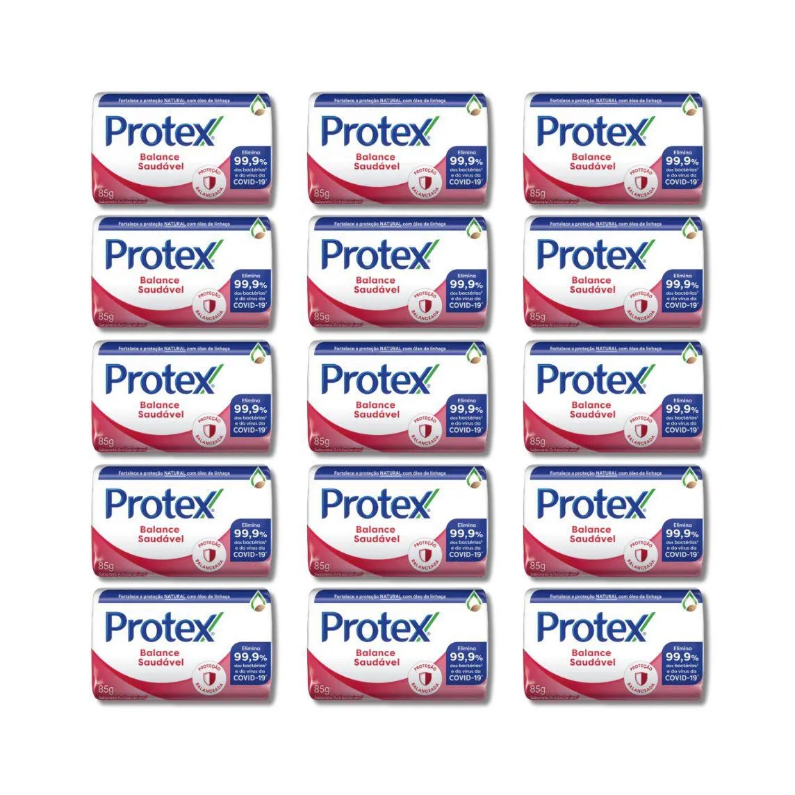 Kit 15 Sabonetes em Barra Protex Balance Saudável 85G
