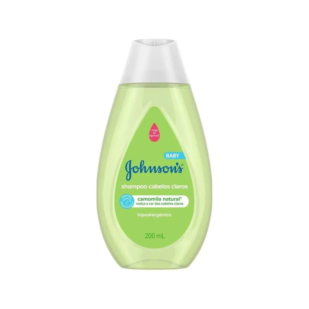 Shampoo para Bebe Johnson S Baby para Cabelos Claros 200Ml