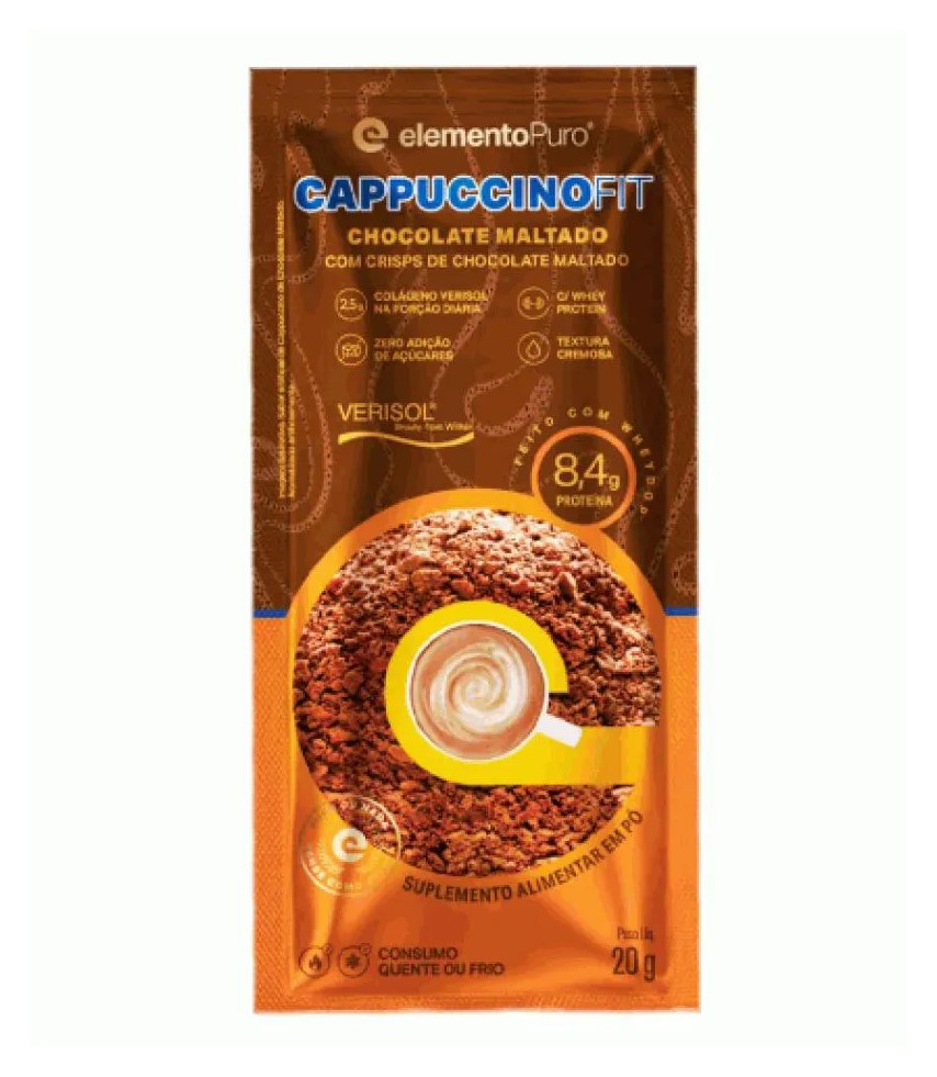 Cappuccinofit (Sache 20G) - Sabor: Chocolate Maltado