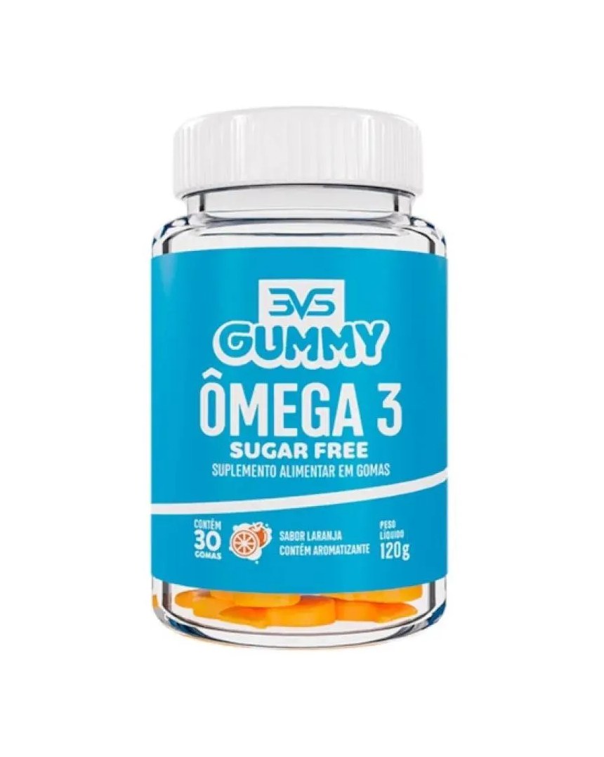 Ômega 3 Sugar Free (30 Gomas) - Sabor: Laranja