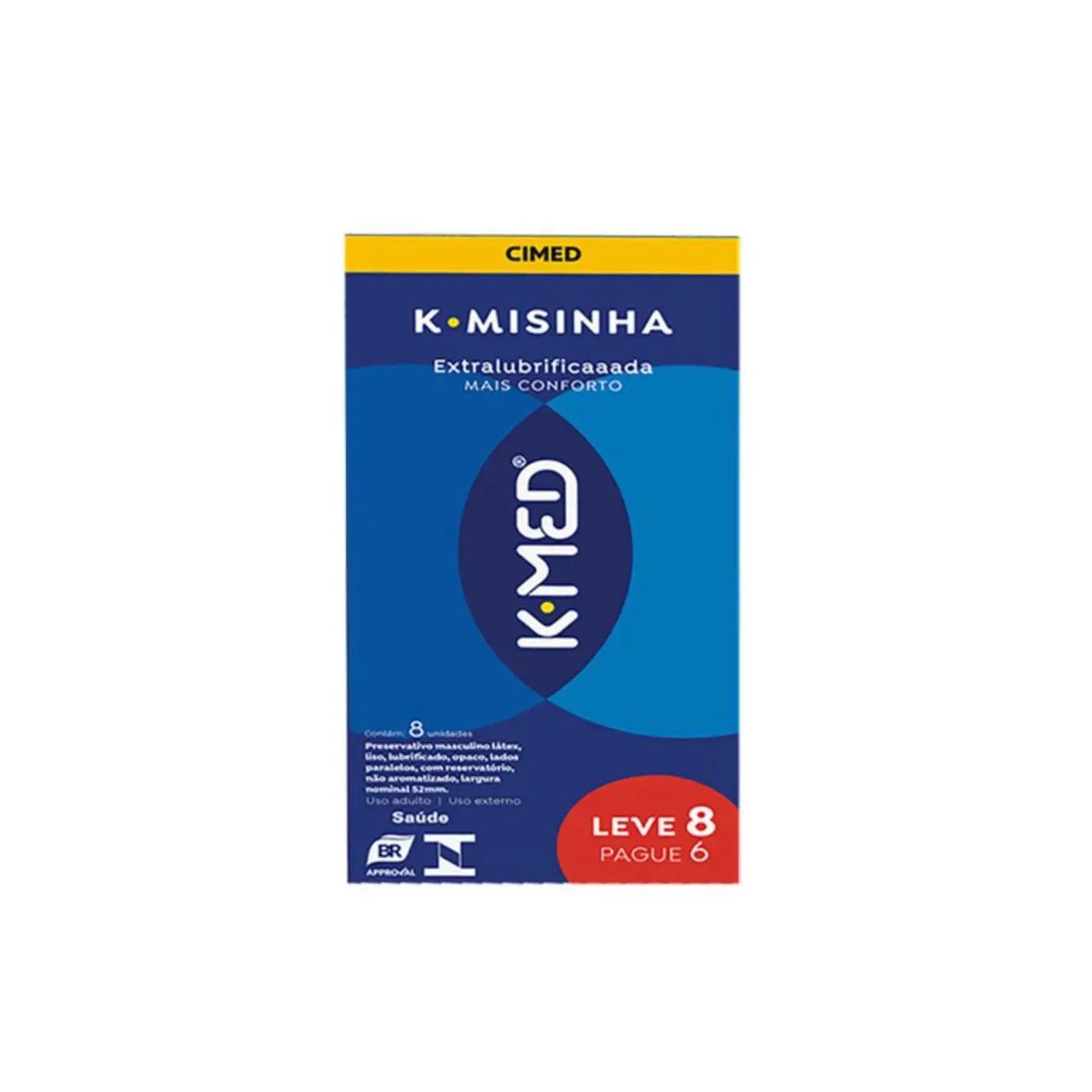 K-Misinha Extralubrificada- K-Med 8 Un