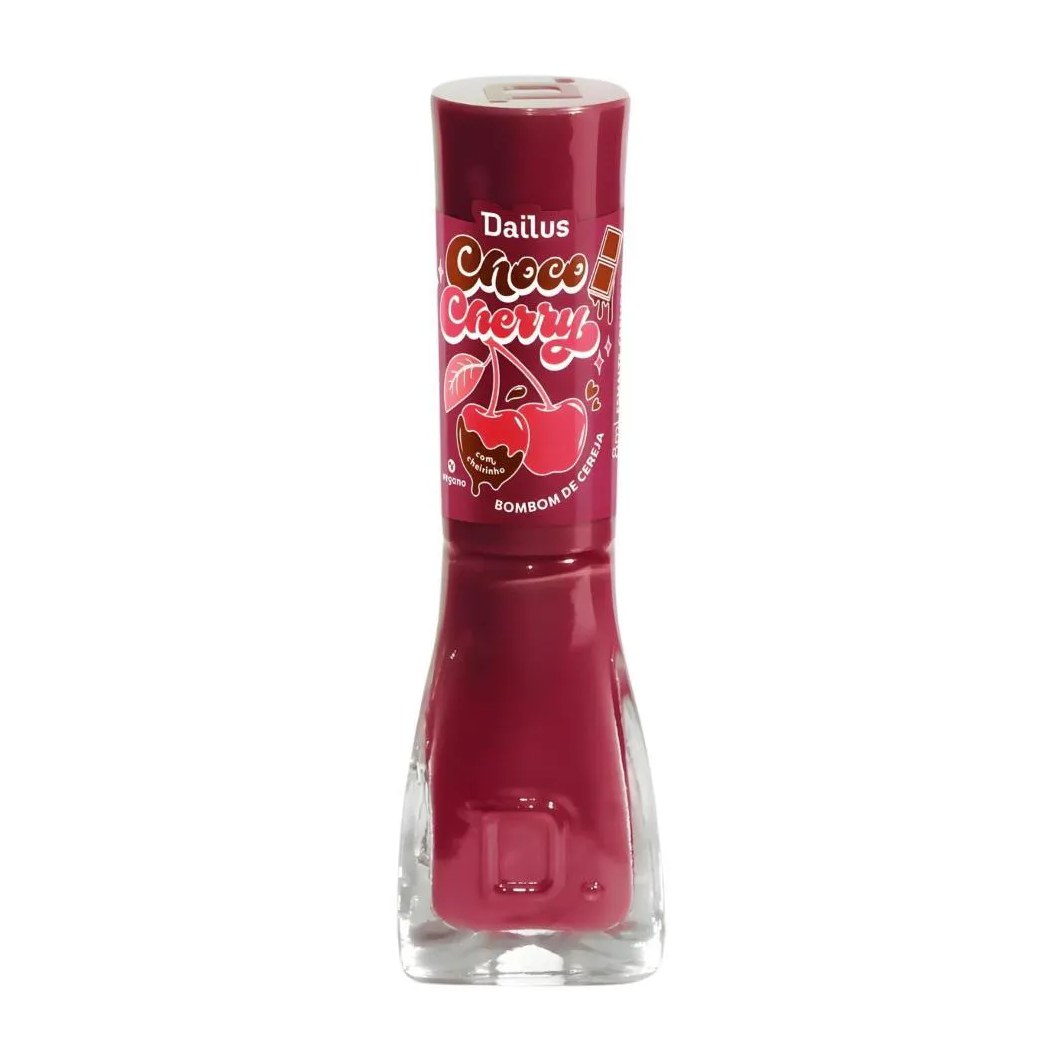 Esmalte Cremoso Dailus Choco Cherry Bombom de Cereja 8Ml