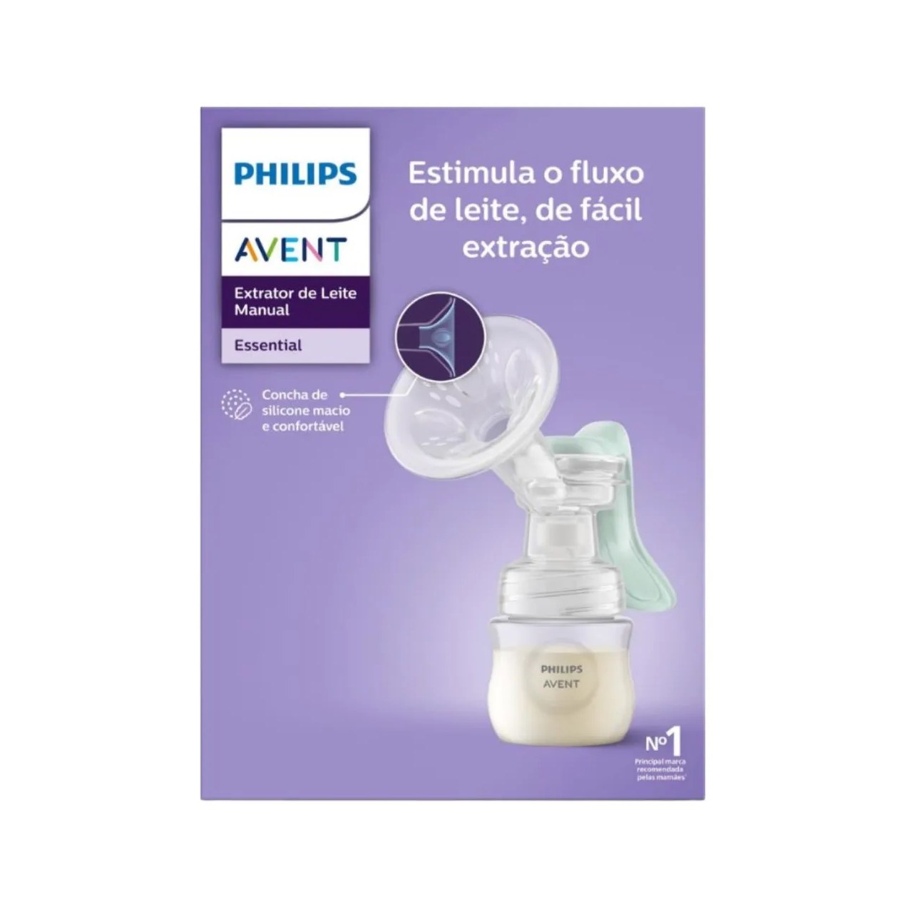 Extrator de Leite Manual Avent Essential 1 unidade