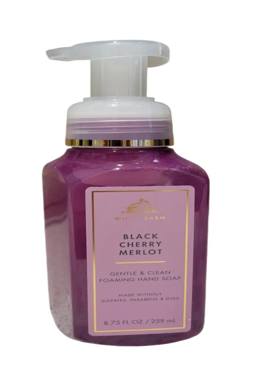 Sabonete Líquido Espuma White Barn Black Cherry Merlot 259Ml – Original