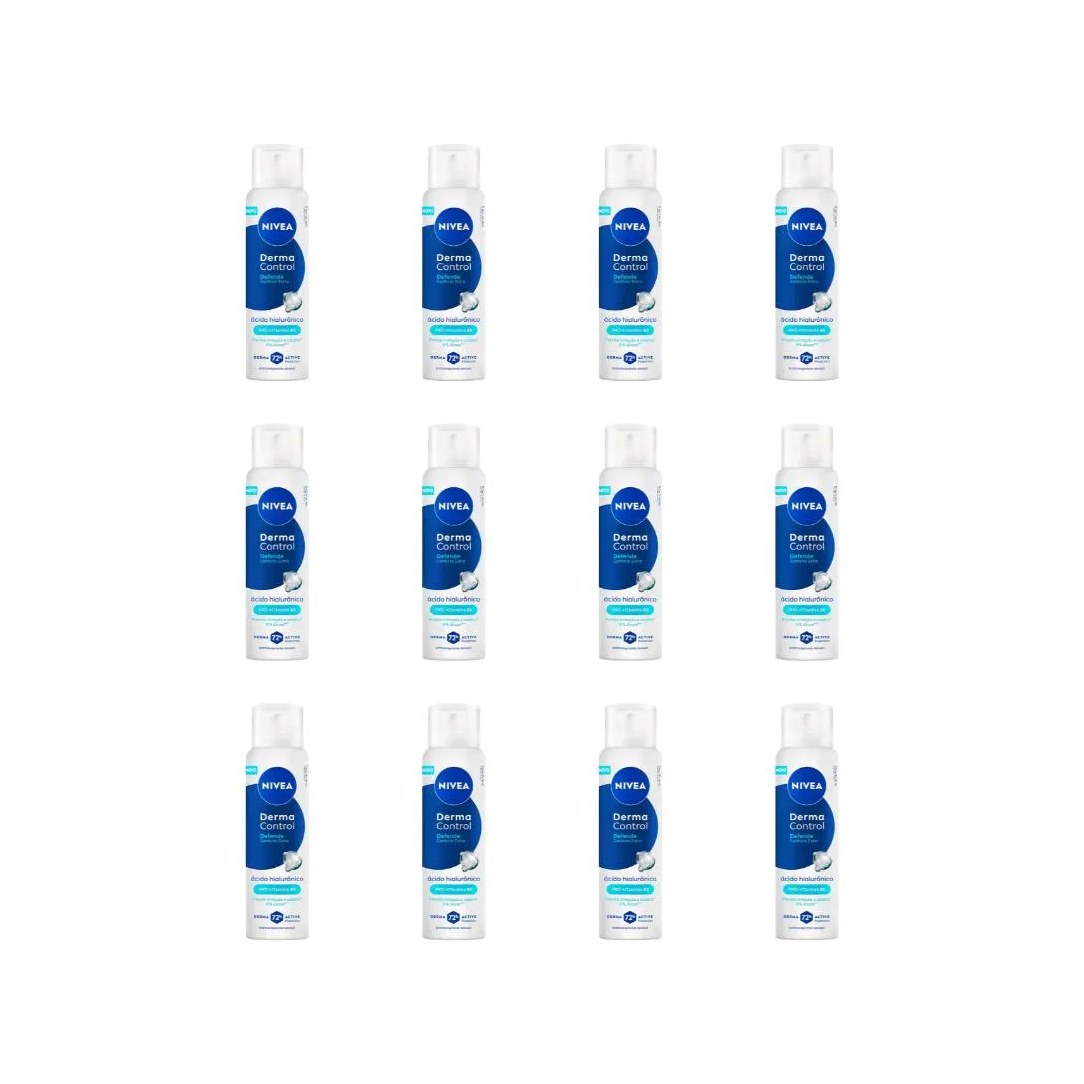 Desodorante Aero Nivea 150Ml Fem Derma Control Defende-12Un