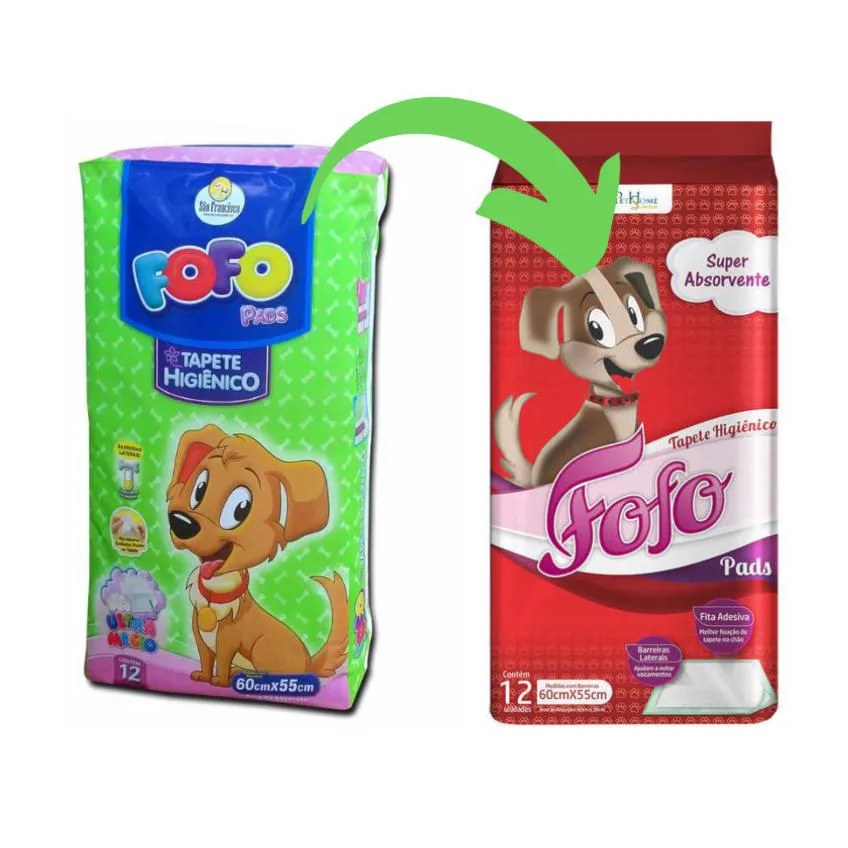 Tapete Higiênico Fofo Pads para Cães 12Un