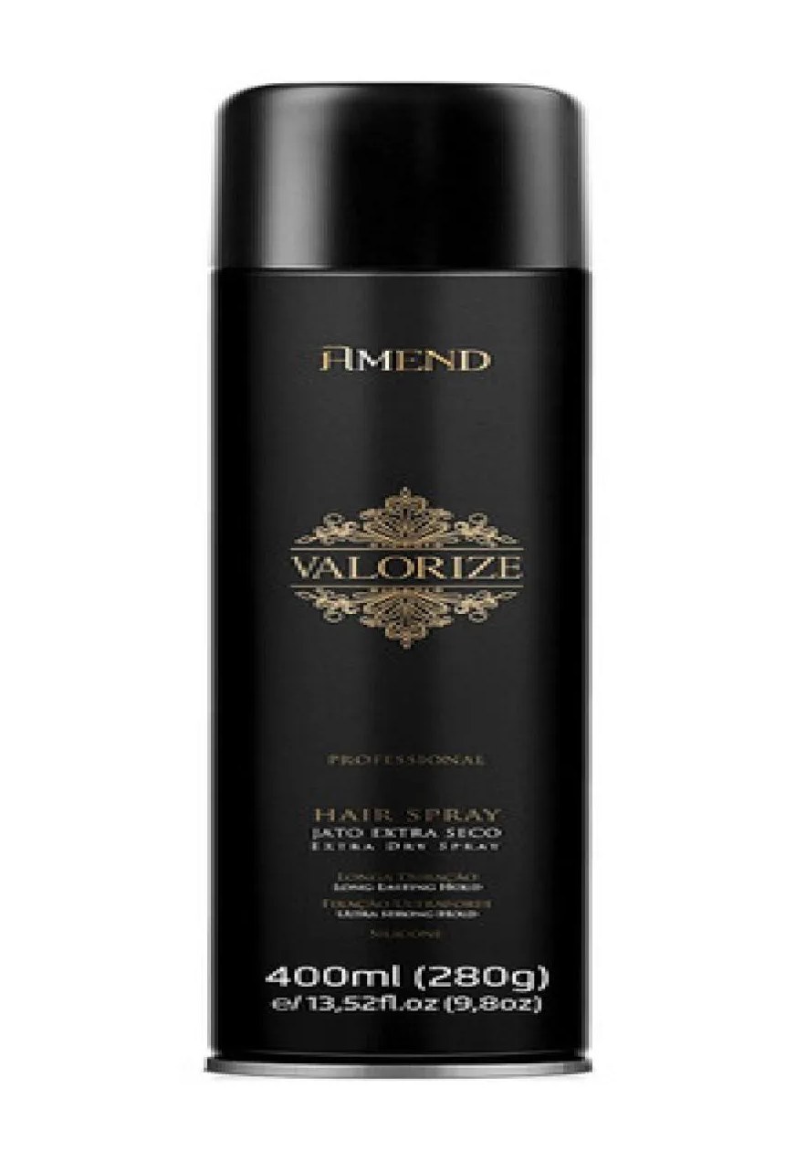 Spray de Fixação Ultra Forte Valorize Amend - Longa Duração 400Ml