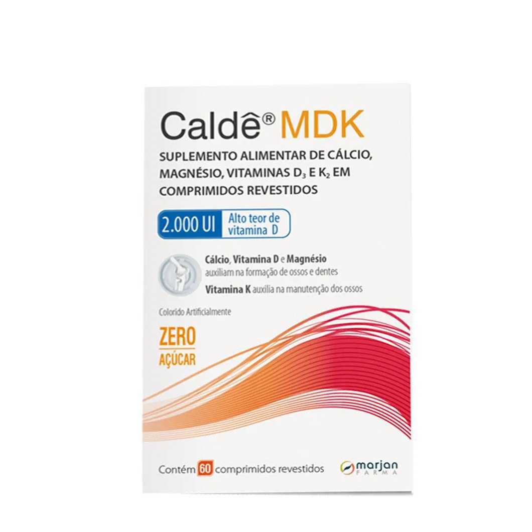 Suplemento Alimentar Caldê Mdk 2000Ui Marjan 60 Comprimidos Revestidos