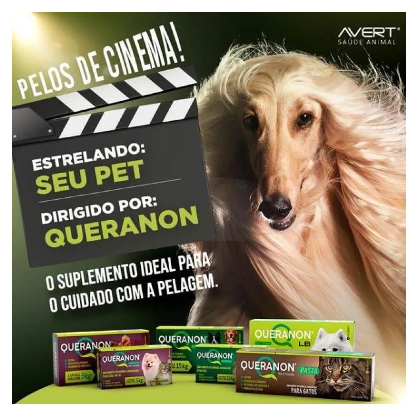 Suplemento Vitamínico Aminoácido Queranon Pasta 70Gr para Gatos