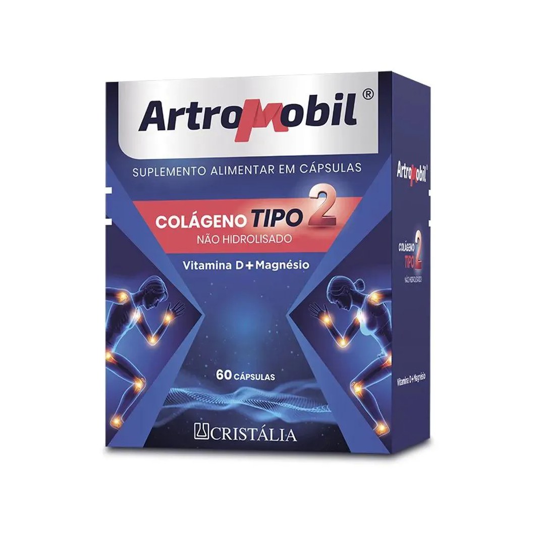 Colágeno Artromobil Cristália 60 Capsulas