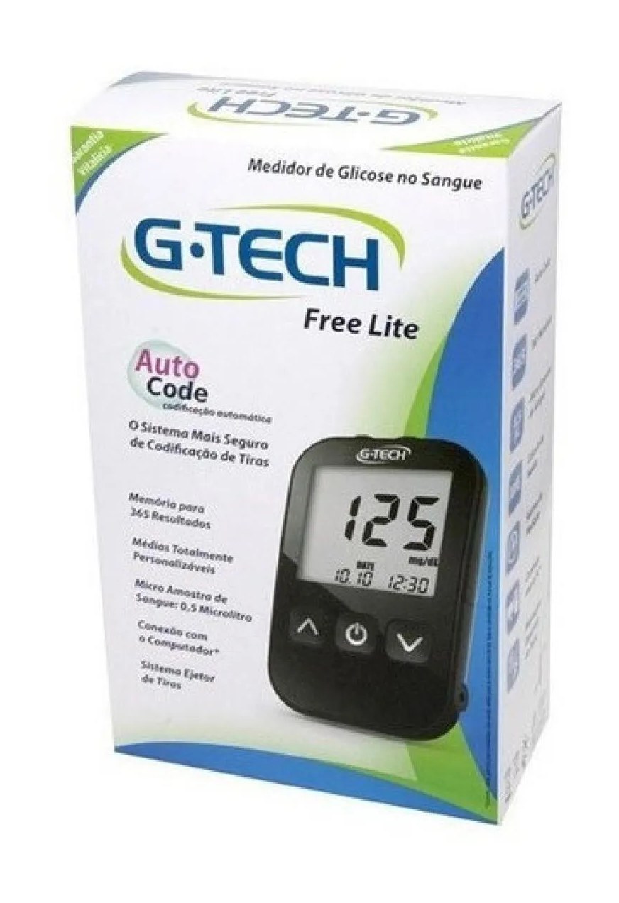 Aparelho Medidor de Glicose Glicosimetro Glicemia Gtech