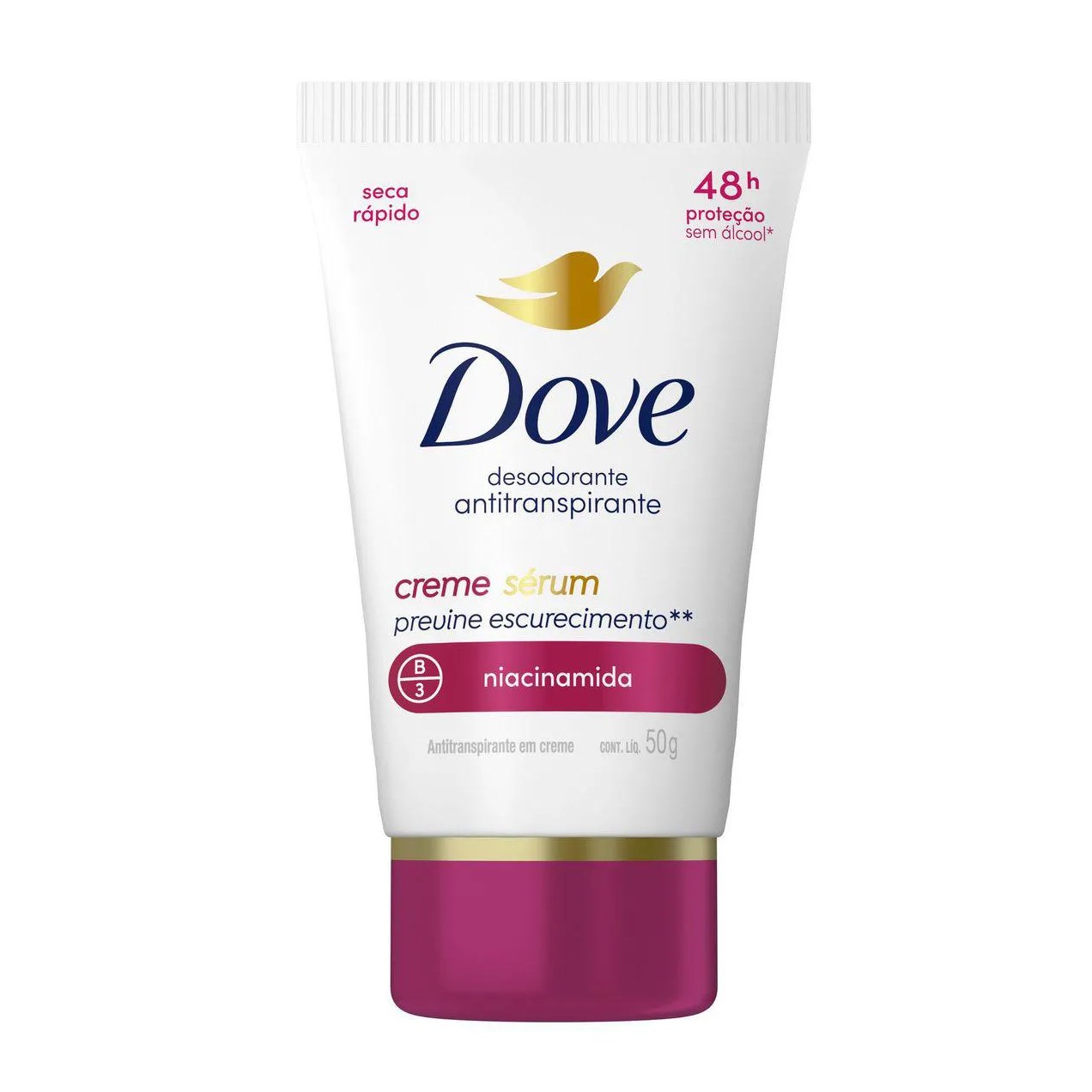 Desodorante Antitranspirante Creme Sérum Dove Previne Escurecimento Feminino 48h 50g