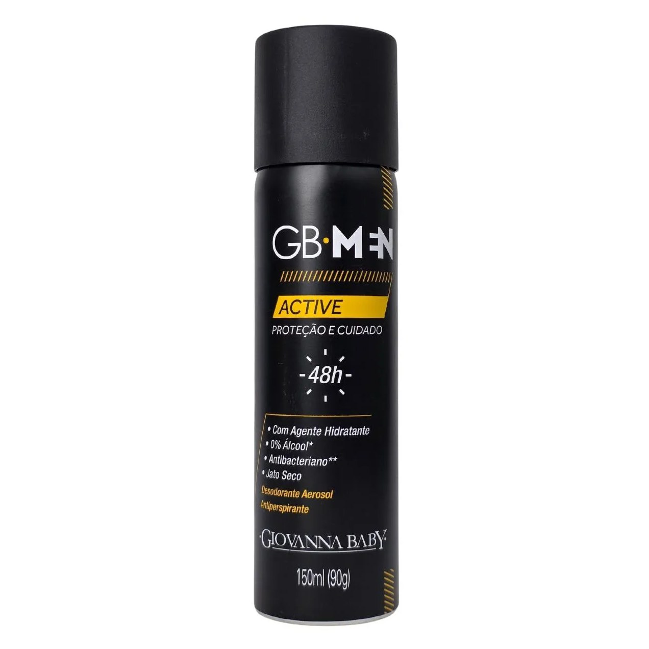 Desodorante Aerossol Active Gb Men 48H Vegano Giovanna Baby 150Ml / 90G