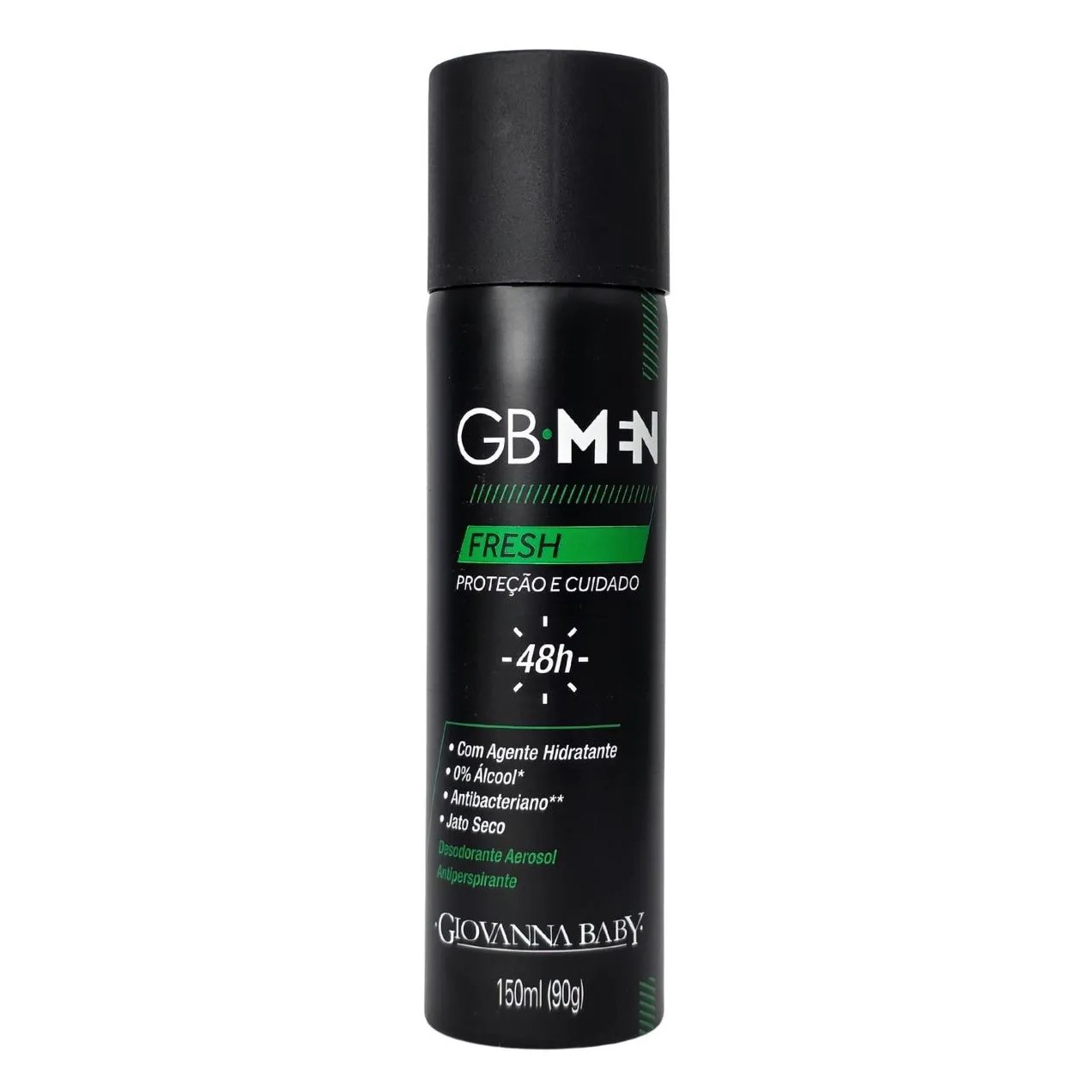Desodorante Aerossol Fresh Gb Men 48H Vegano Giovanna Baby 150Ml / 90G