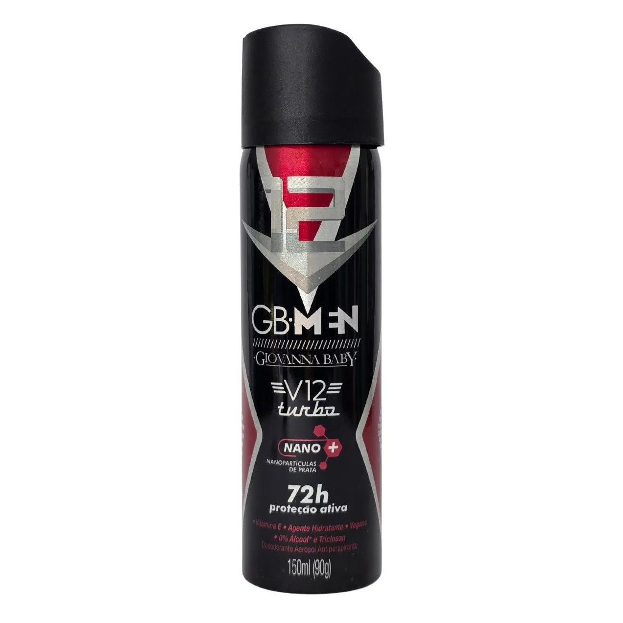 Desodorante Aerossol V12 Turbo Gb Men 72H Vegano Giovanna Baby 150Ml / 90G