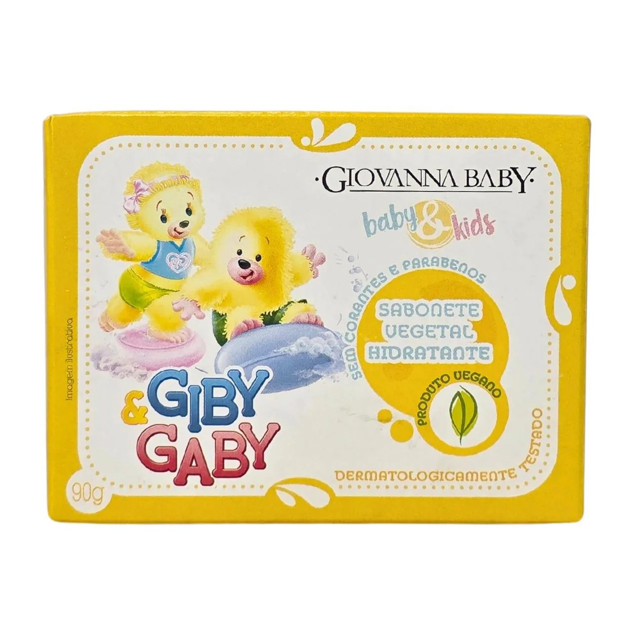 Sabonete em Barra Baby & Kids Giby & Gaby Vegano Giovanna Baby 90G