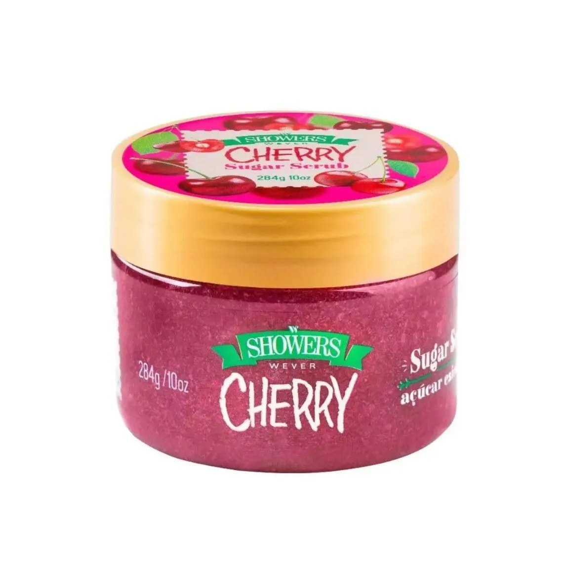 Esfoliante Wever Showers Cereja 284G Pele Macia e Cheirosa