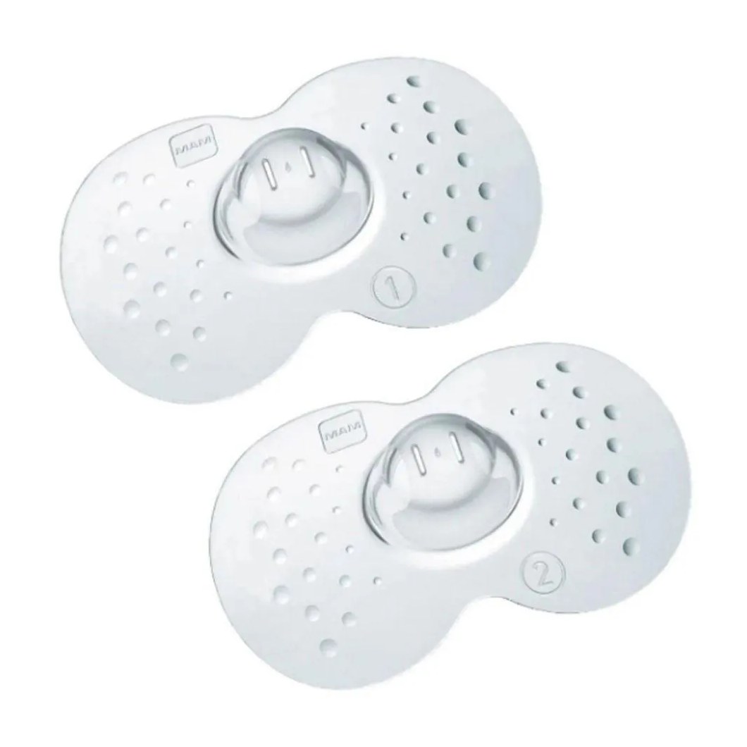 Protetores para Seios Nipple Shields 2 Unidades Tam 1 - Mam