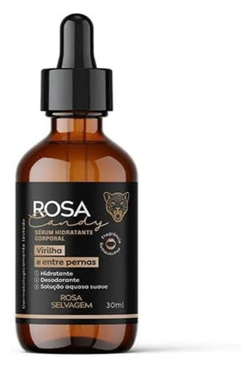 Serum Hidratante Rosa Candy Preto 30Ml