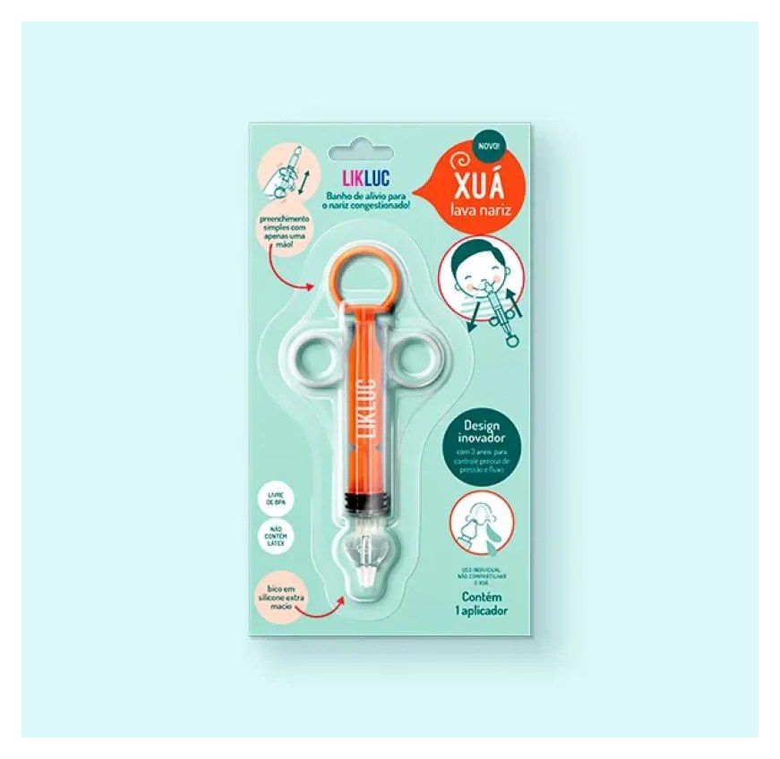 Xuá – Seringa Inteligente para Lavagem Nasal - Likluc