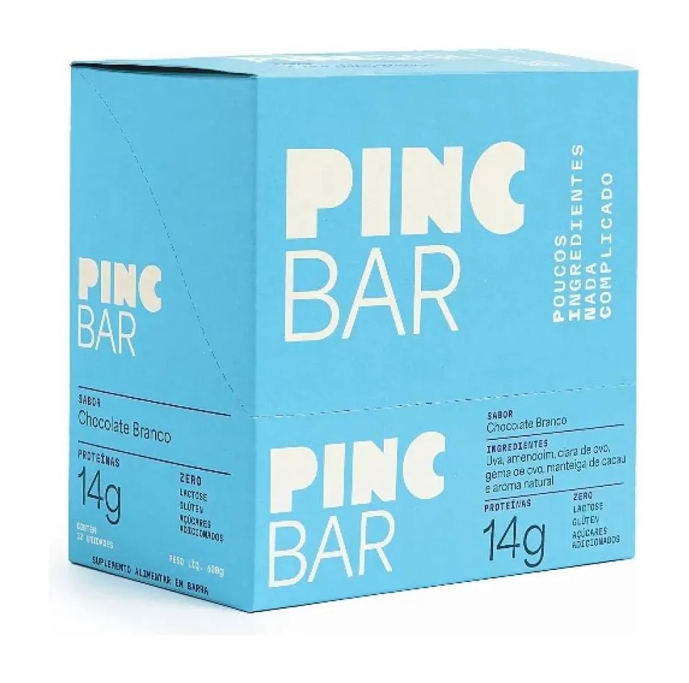 Pinc Bar Display C/12 Unidades - Chocolate Branco