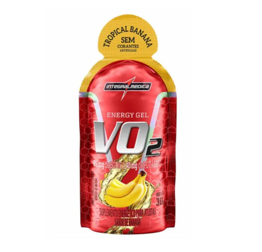Vo2 Energy Gel C30 (10 Sachês 45G) - Banana