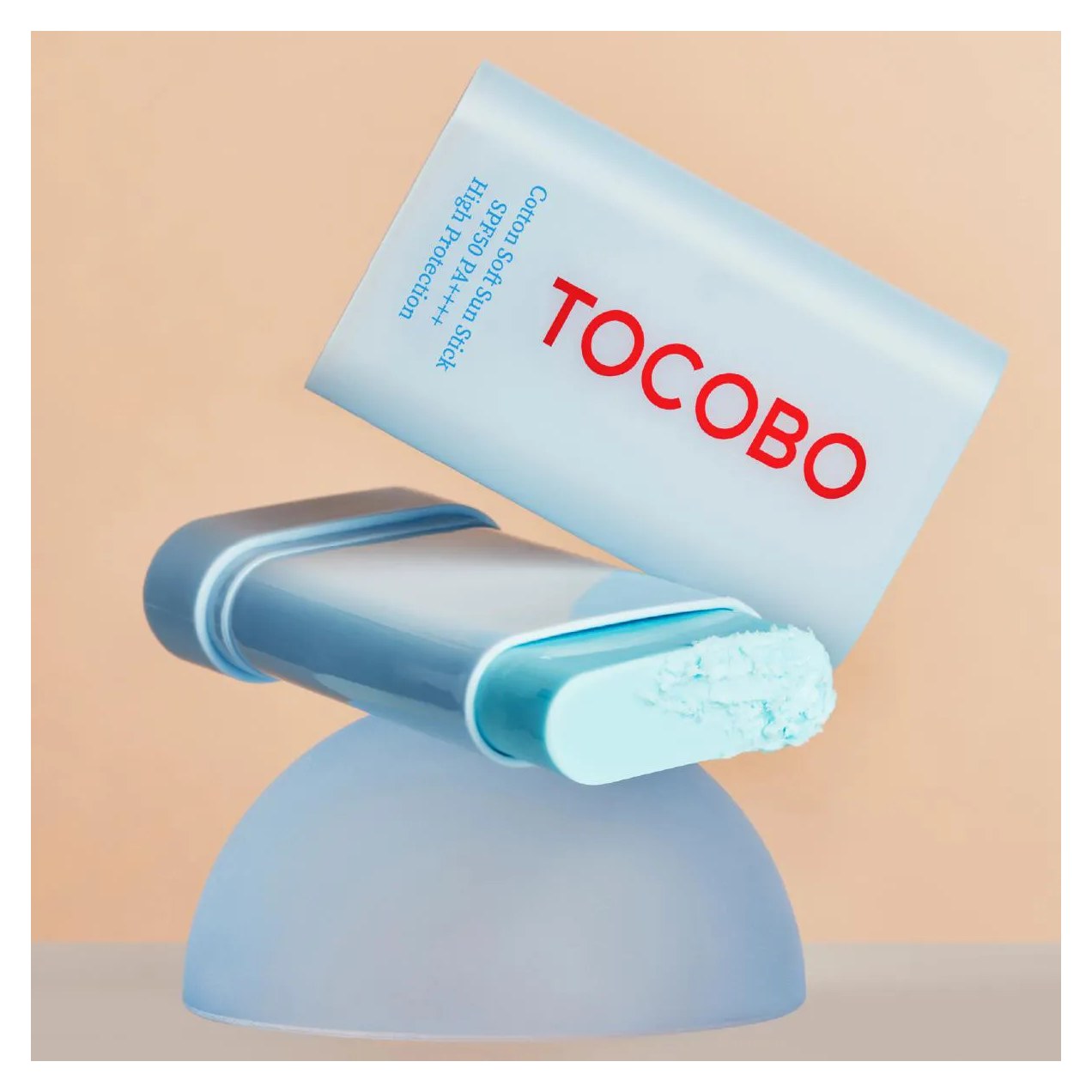 Protetor Solar Facial Stick Tocobo Cotton Soft Sun Stick FPS50+ 19g