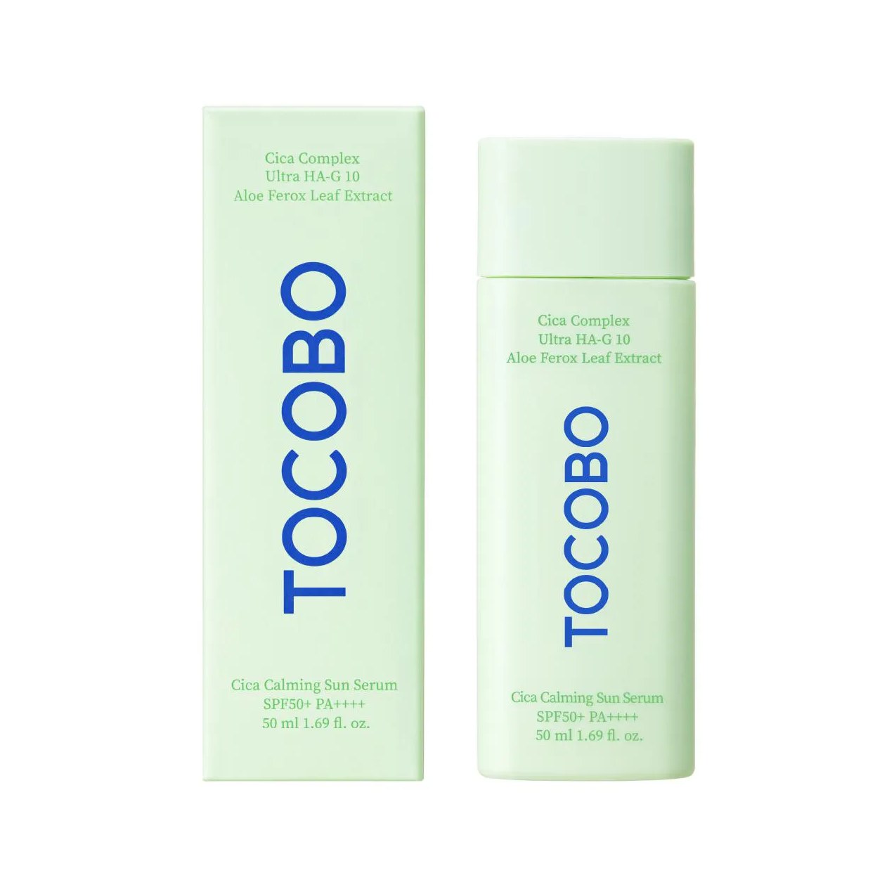 Protetor Solar Sérum Tocobo Cica Calming Sun Serum FPS50+ 50g
