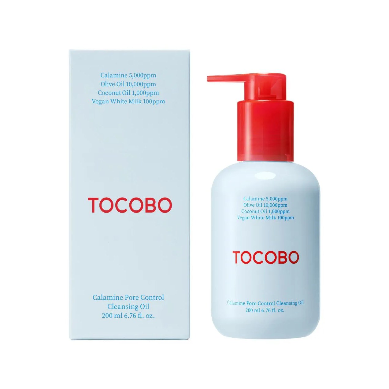 Limpador Facial Tocobo Calmine Pore Control Cleansing Oil 200ml