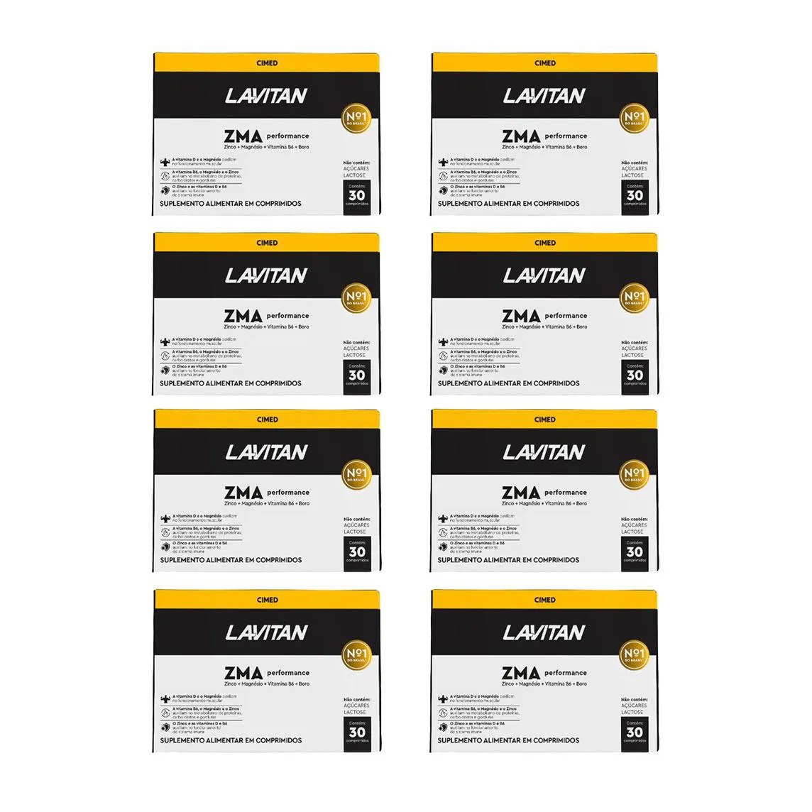 Kit 8 Lavitan Zma Performance Homem - 30 Caps - Cimed