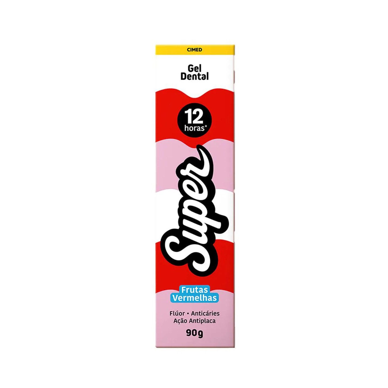Gel Dental Cimed Super 12h Frutas Vermelhas 90g