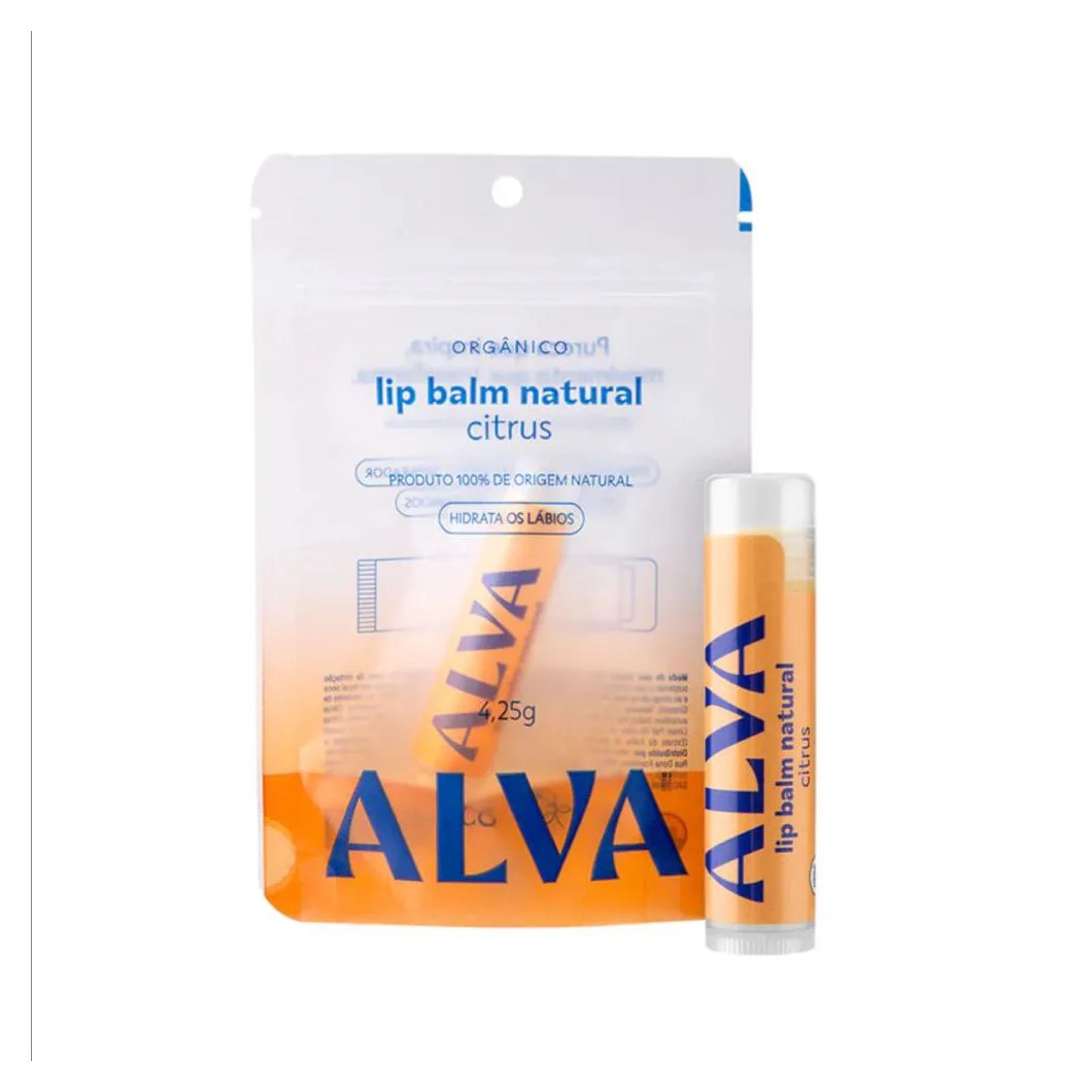 Lip Balm Natural Citrus Alva 4,25G