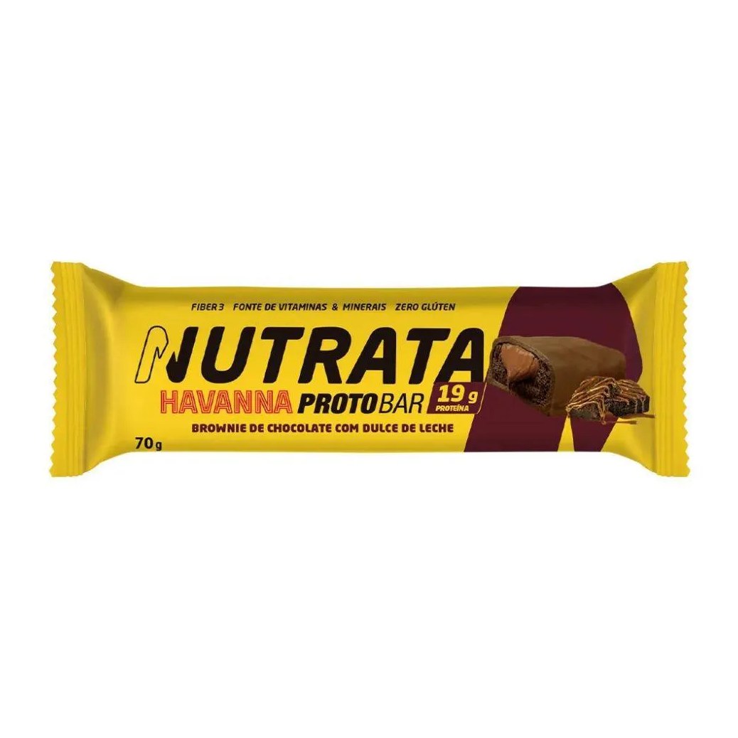 Protobar Havanna (70G) - Sabor: Brownie de Choc. com Dulce de Leche