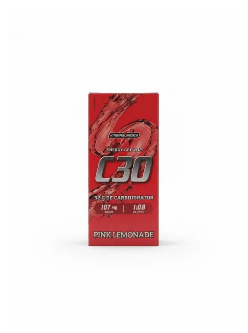 Vo2 Energy Gel C30 (10 Sachês 45G) - Sabor: Pink Lemonade