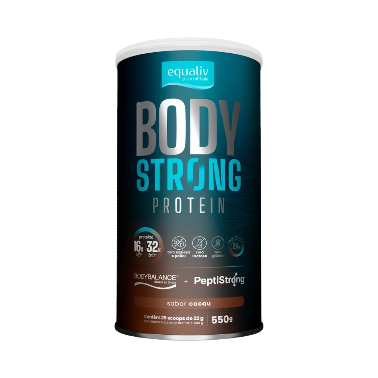 Proteína Equaliv Body Strong Protein Cacau 550g