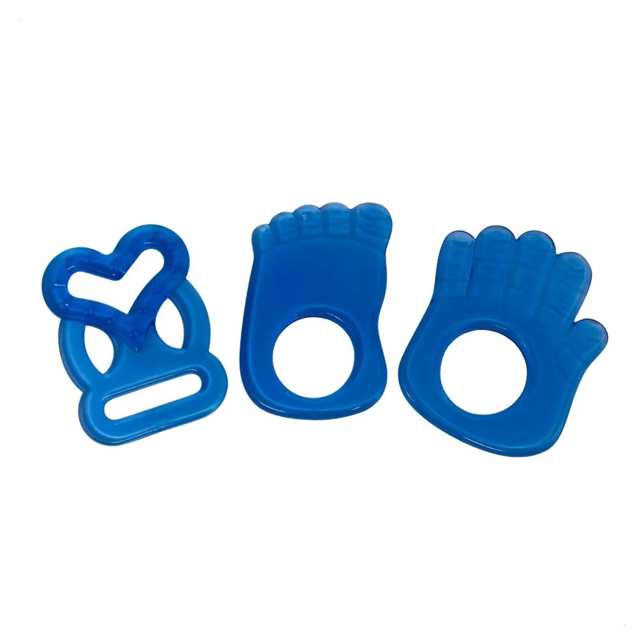 Mordedor Massageador de Silicone Azul Livre de Bpa - Ninet