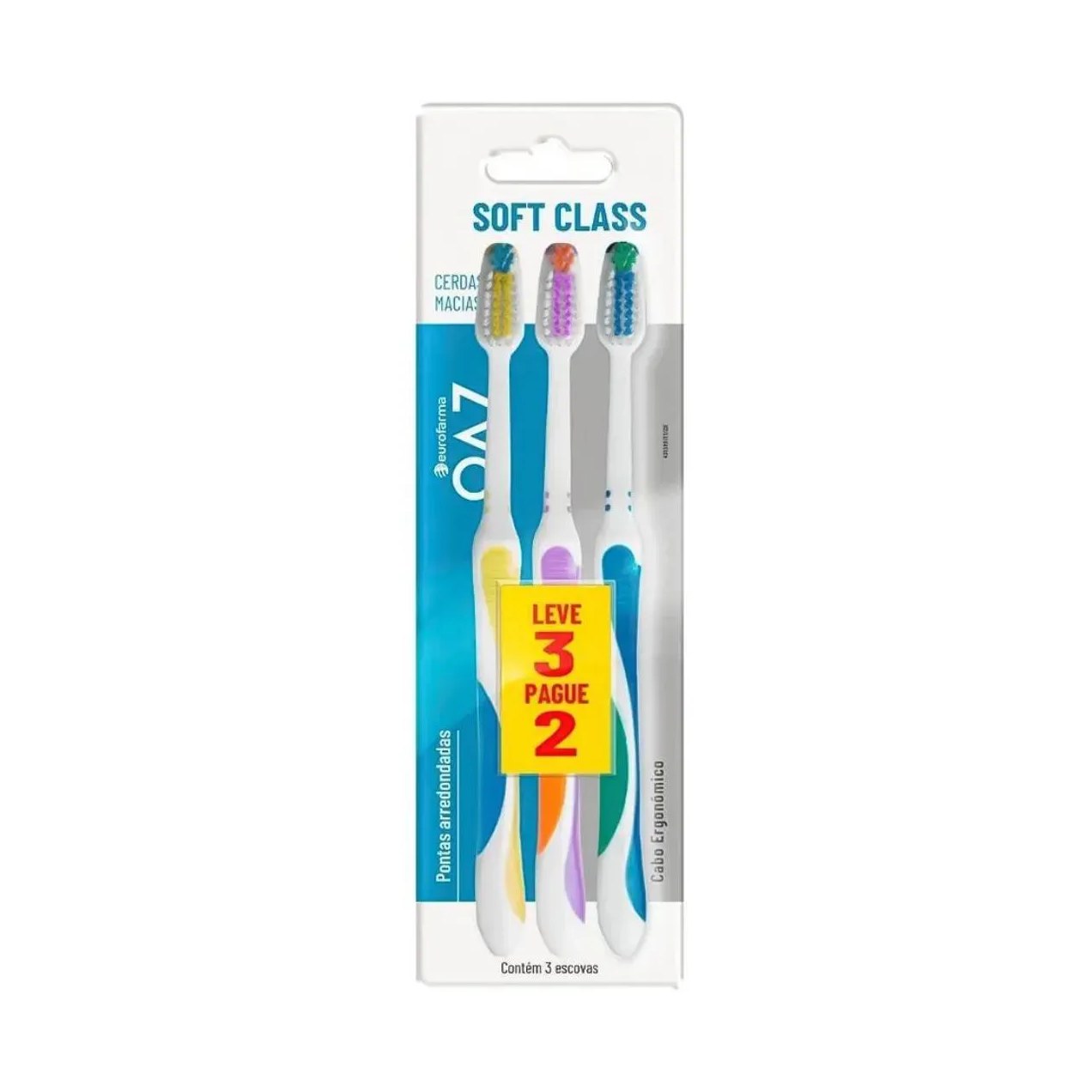 Kit Oaz Escova Dental Soft Leve 3 Pague 2
