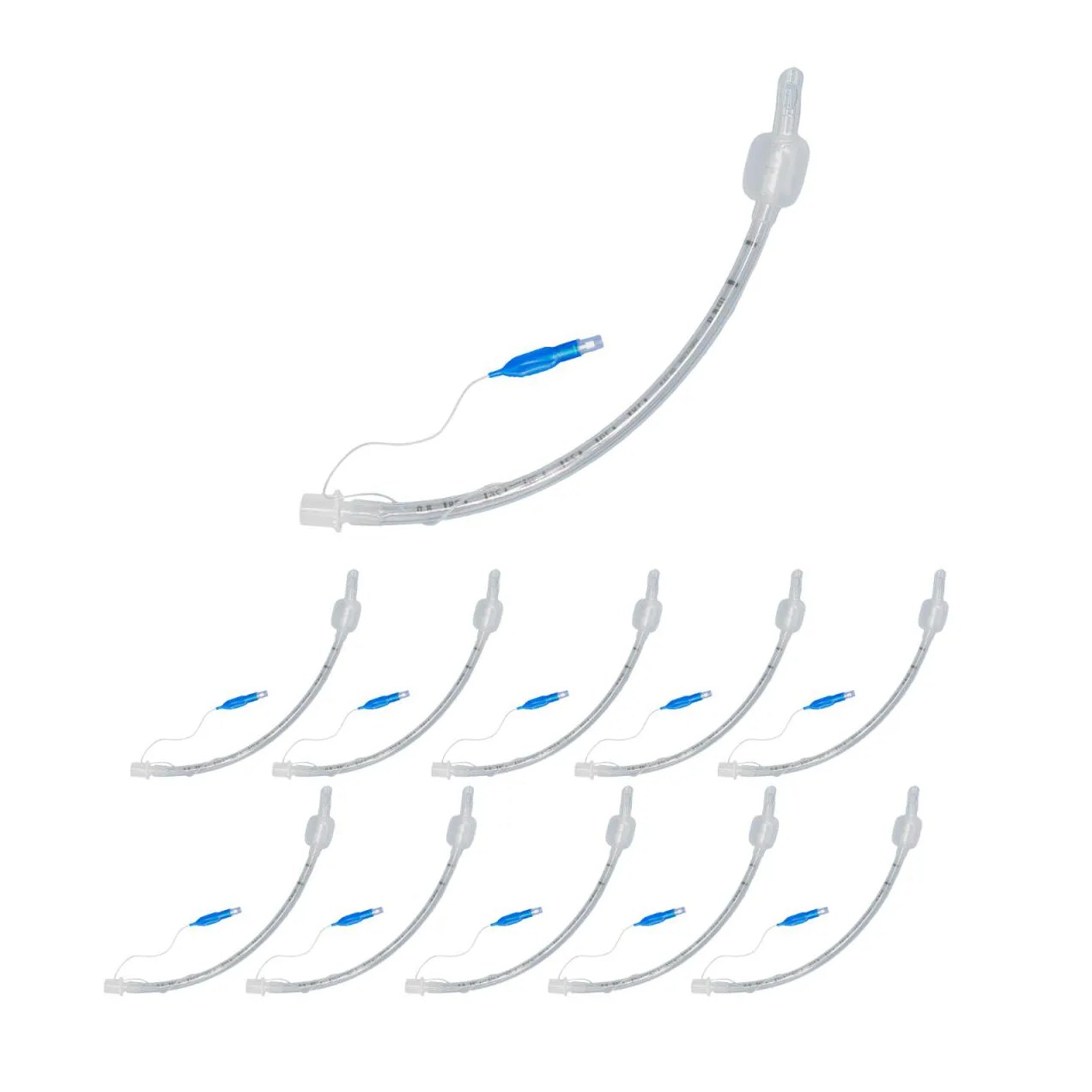 Kit 10 Unidade de Tubo Endotraqueal Medix 6,5Mm C/ Balão-Pvc - Envio Imediato