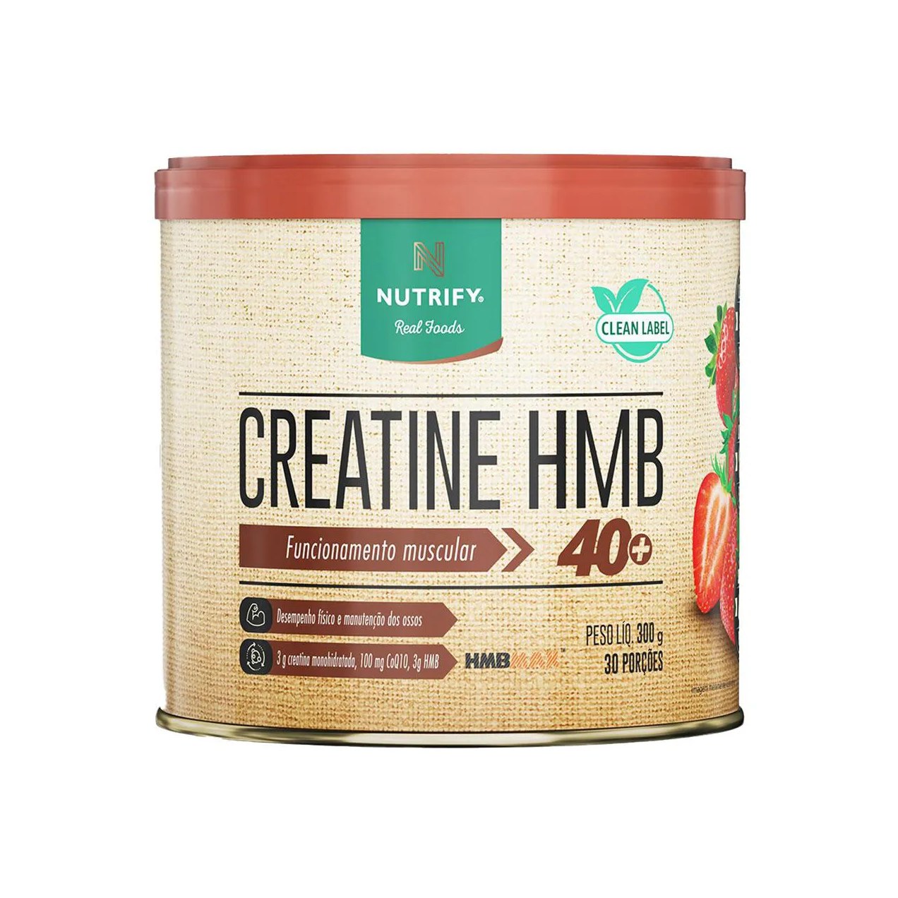Creatina Nutrify HMB Morango 300g