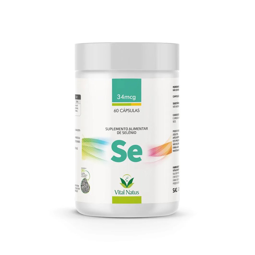 Selenio Quelato 500Mg C/ 60 Capsulas