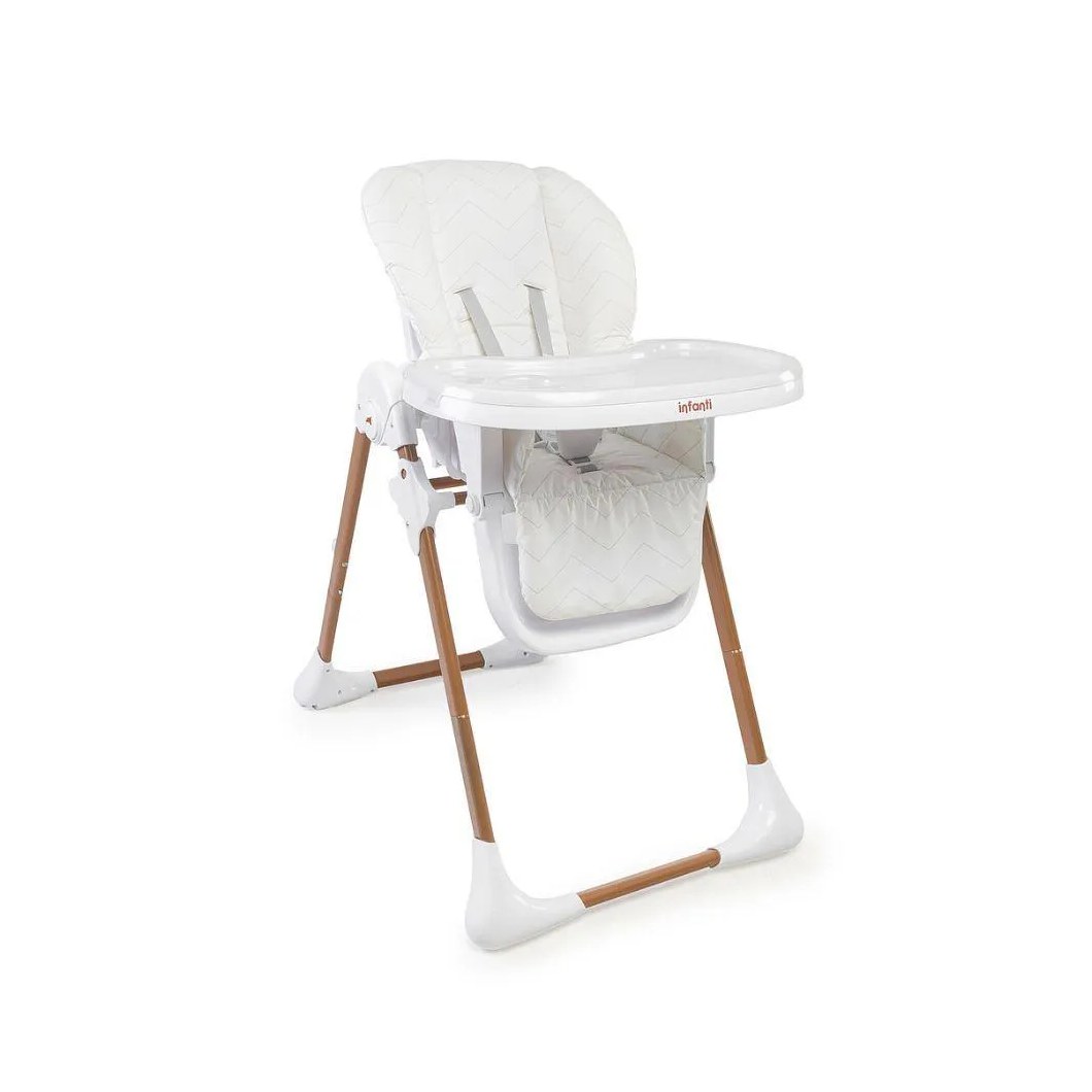 Cadeirinha de Alimentação Panacota Branco Bronze - Infanti