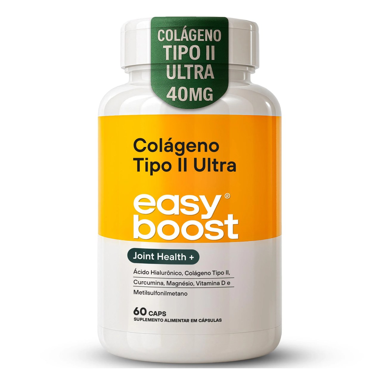 Colágeno Tipo 2 Ultra Easy Boost Msm Hialurônico D3 60 cápsulas