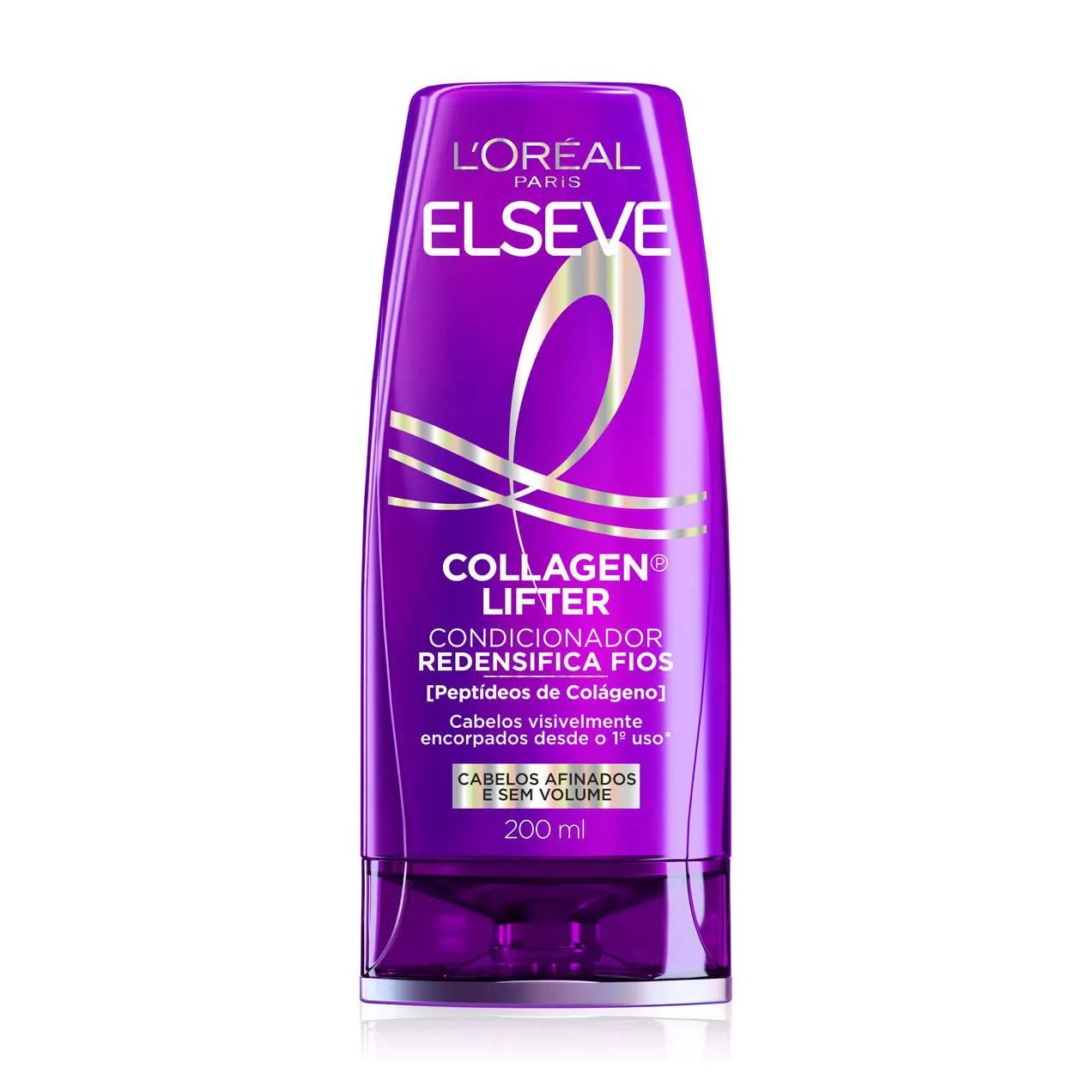 Condicionador Redensifica Fios Elseve Colágeno Lifter Redensificação e Maciez com Peptídeos de Colágeno 200ml