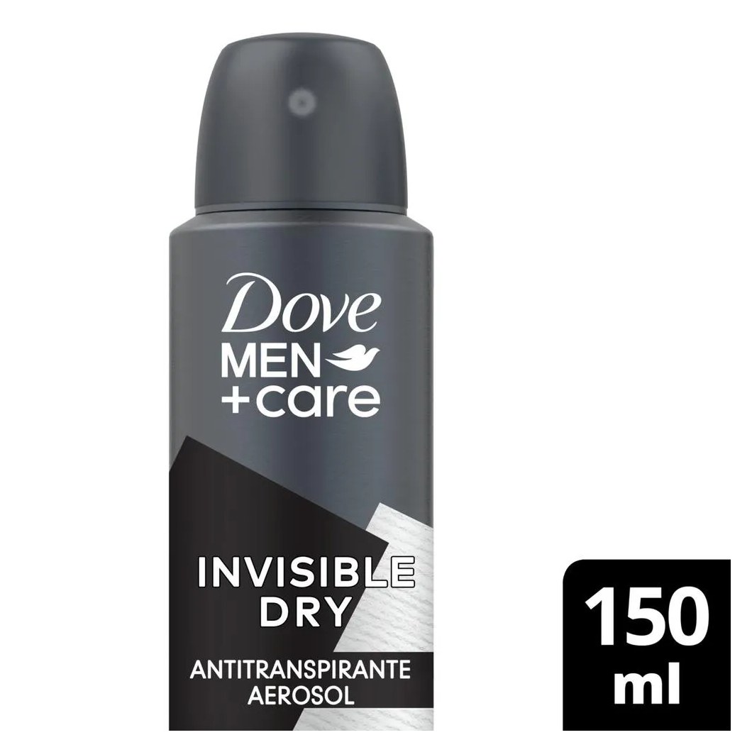 Desodorante Antitranspirante Aerosol Dove Men +Care Invisible Dry 72h 150ml