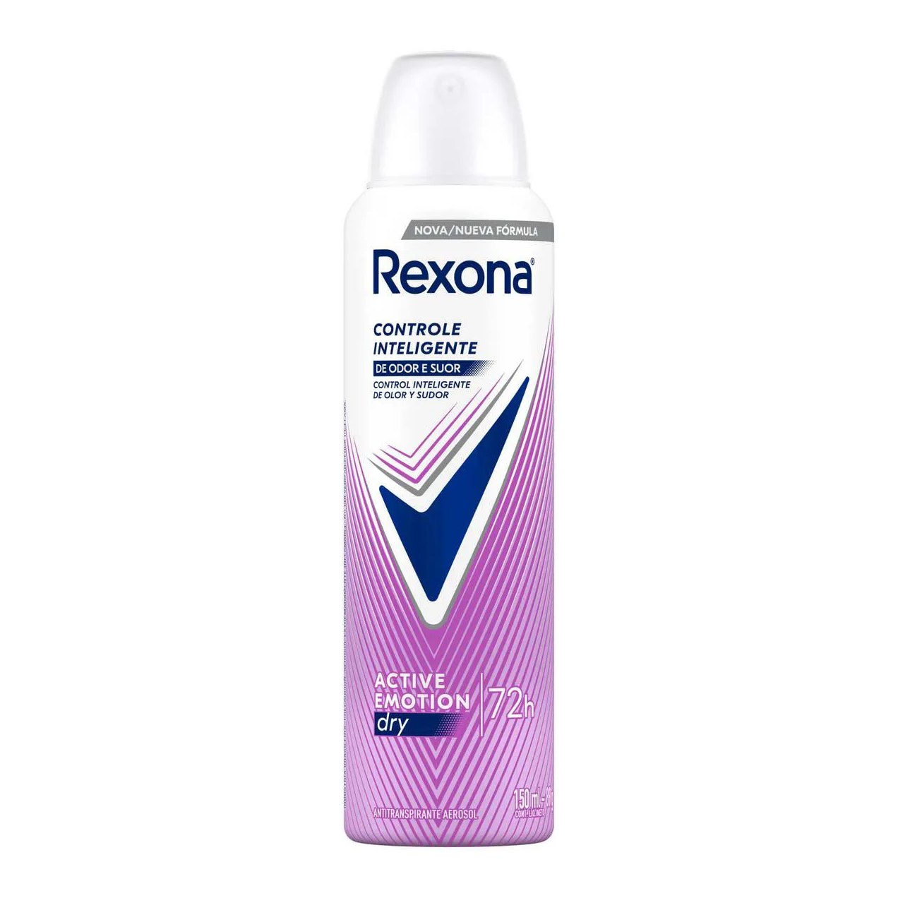 Desodorante Antitranspirante Aerosol Rexona Active Emotion Feminino 72h 150ml