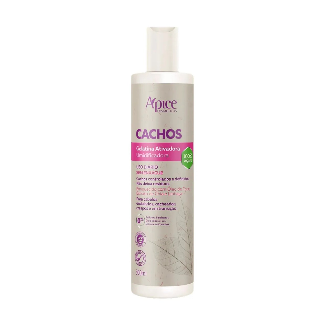 Gelatina Ativadora e Umidificadora Ápice Cachos 300ml