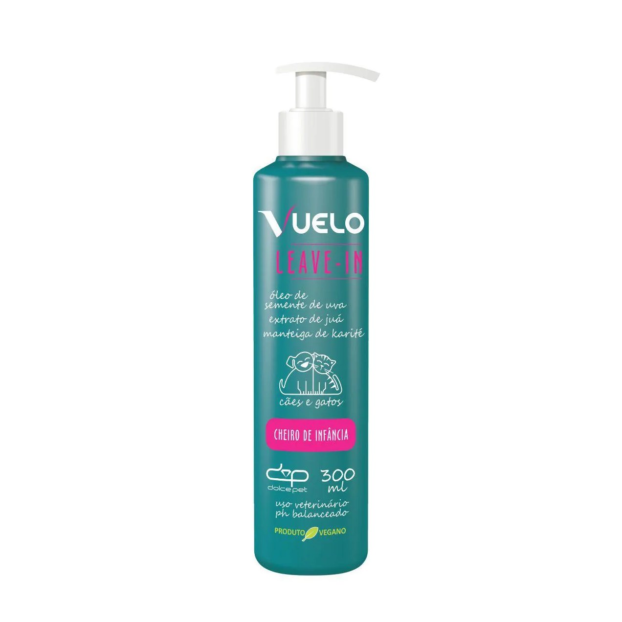 Leave-In Vuelo Cheiro de Infância para Cães e Gatos 300Ml