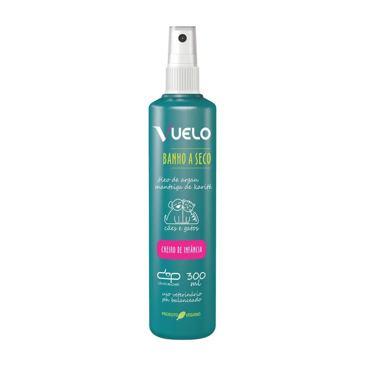 Kit Vuelo Shampoo Liso + Fluído Desembaraçador + Banho a Seco – Cuidados Completos para o Seu Pet